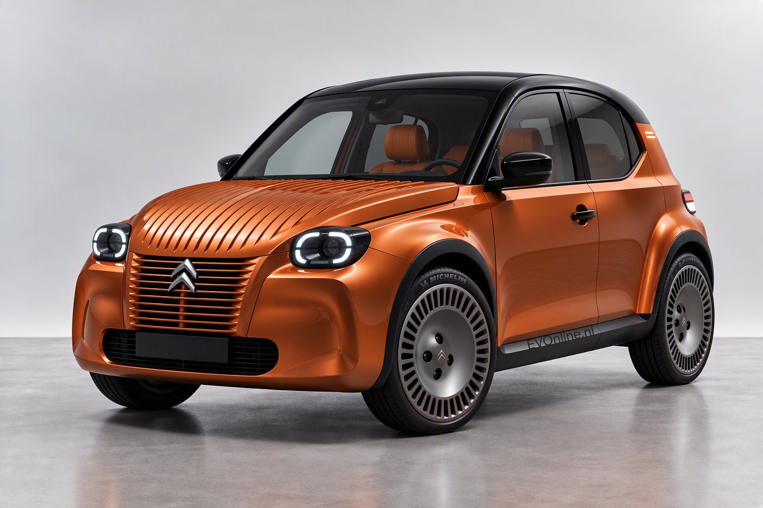 Citroën concept 2CV op de autoshow in Parijs